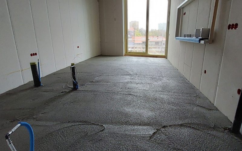 isolatiebeton in nieuwbouwwoning